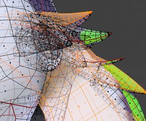 Selecting parts of the mesh