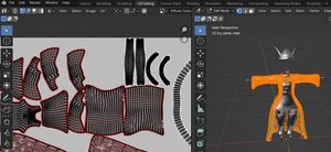 Exporting a UV map from Blender